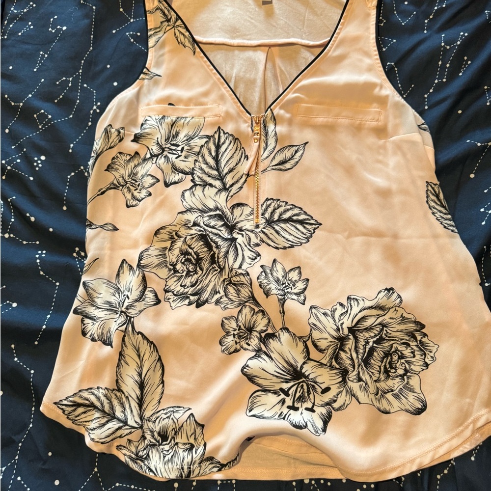 Floral tank top